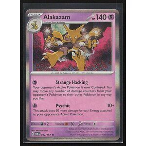 Pokemon TCG - Alakazam [Holo] - 082/167 - Twilight  Masquerade - Near Mint